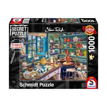 Schmidt spiele secret puzzle kunstler atelier 1000 teile schmidt spiele 4001504596569