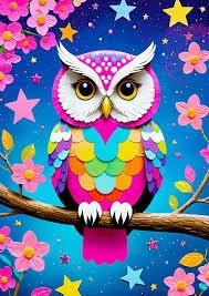 Starry owl