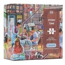 Story time jigsaw puzzle book shop image cafe chil
