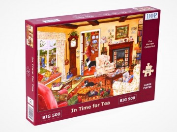 The house of puzzles in time for tea puzzel 500 xl