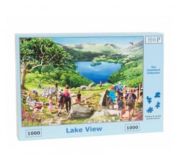 The house of puzzles lake view puzzel 1000 stukjes
