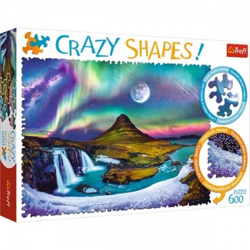 Trefl 11114 aurora over iceland 600 pieces puzzle