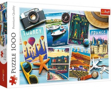 Trefl trefl 1000 holiday postcards
