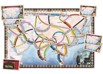 Ticket to Ride ASIA  (uitbreiding) (Days of Wonder)