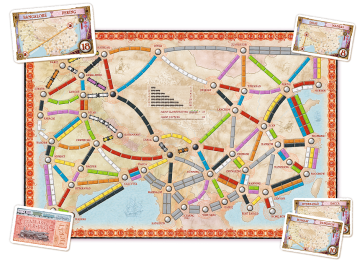 Ticket to Ride ASIA  (uitbreiding) (Days of Wonder)