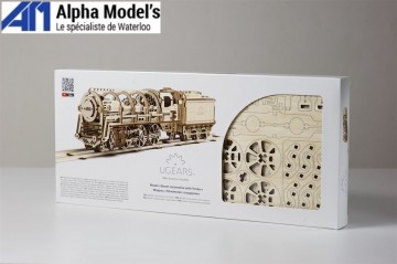 Ugears 70012 locomotive 460 alpha models waterloo brabant wallon10