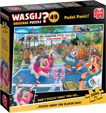 Wasgij original 49 paniek op de padelbaan puzzel 1000 stukjes