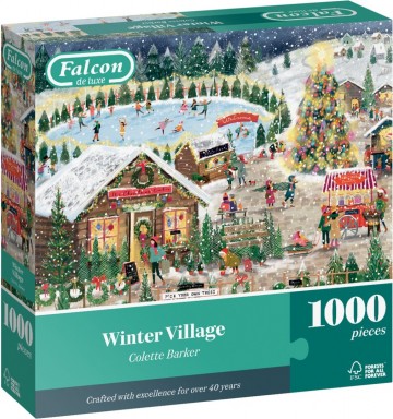 Winter village puzzel 1000 stukjes 3