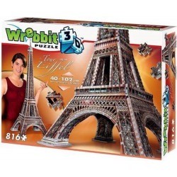 Wrebbit 3d puzzle la tour eiffel 816