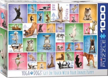 Yoga dogs jigsaw puzzle 1000 pieces58548 2fs